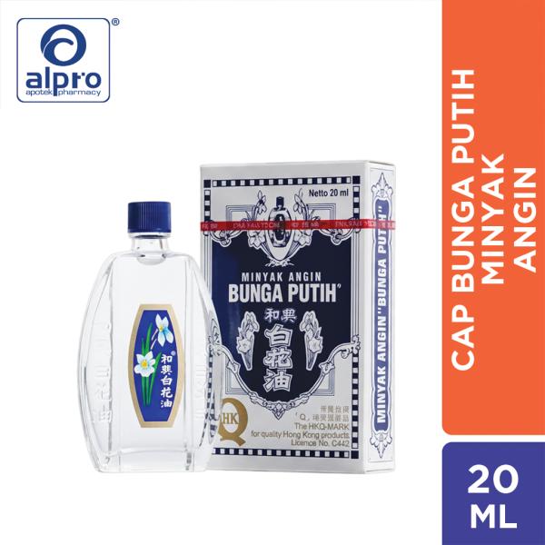 Minyak Angin Cap Bunga Putih 20Ml